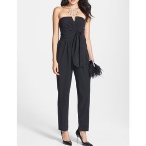 NWOT Rules of Etiquette strapless jumpsuit, S